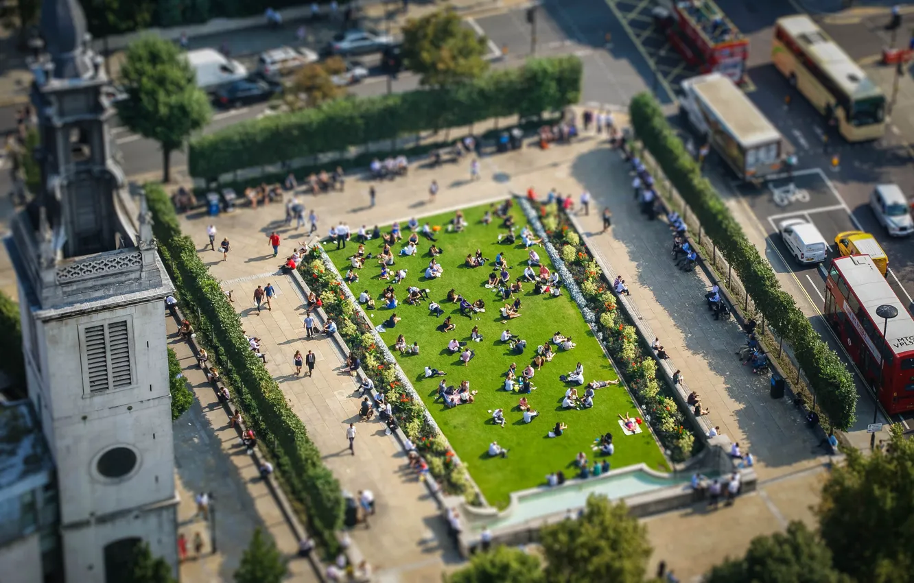 Фото обои city, город, улица, вид, Англия, Лондон, панорама, Великобритания