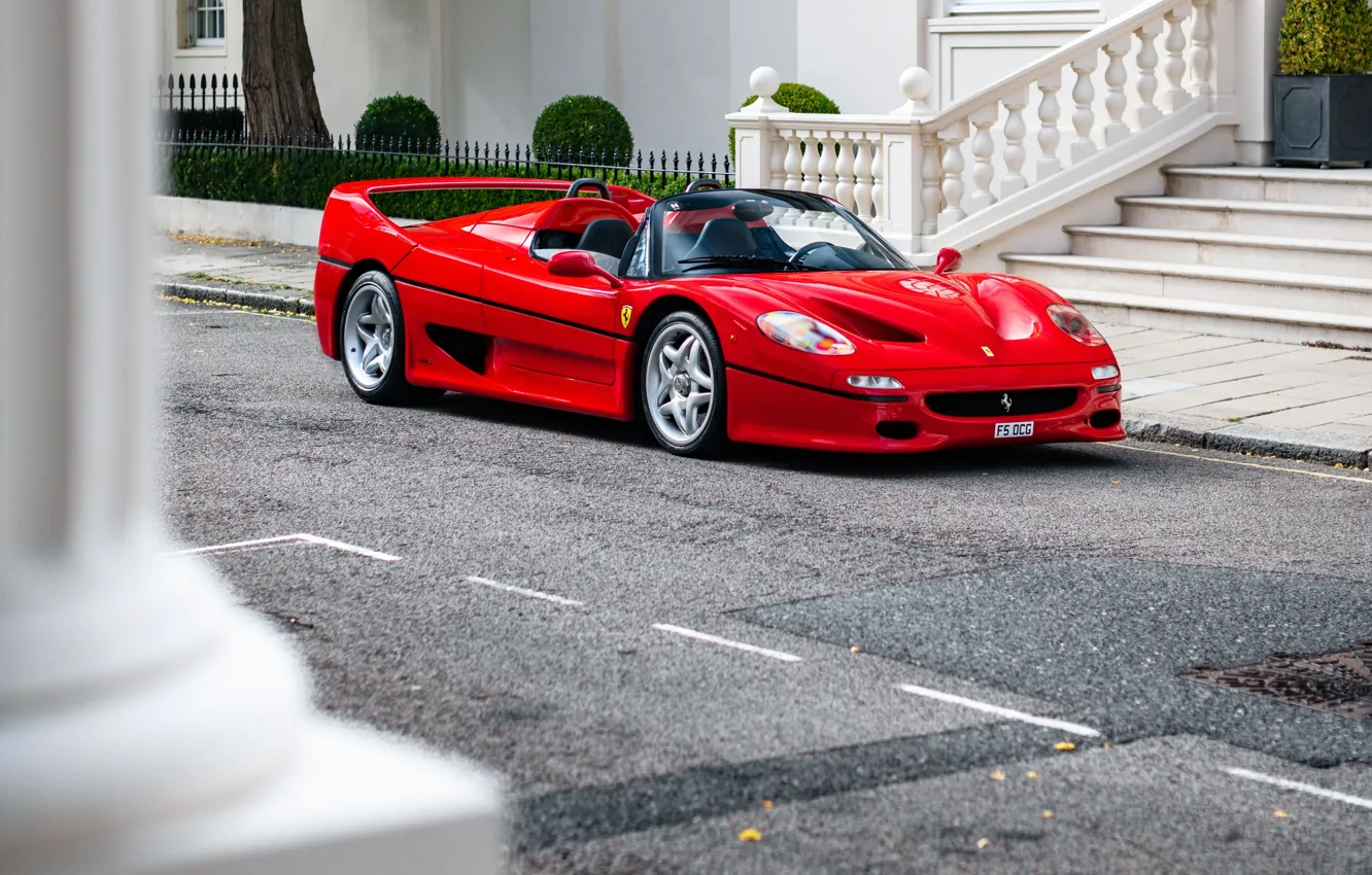 Фото обои Ferrari, supercar, F50, Ferrari F50, legendary