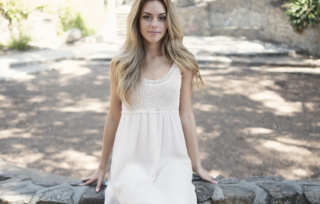 Фото обои girl, dress, model, long-haired