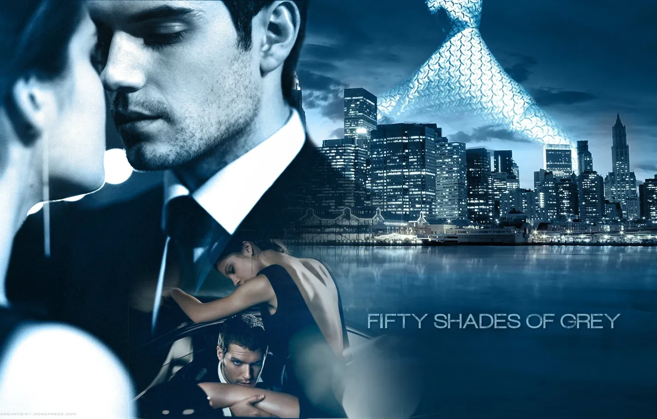 Фото обои фильм, Dakota Johnson, Jamie Dornan, Пятьдесят оттенков серого, Fifty Shades of Grey