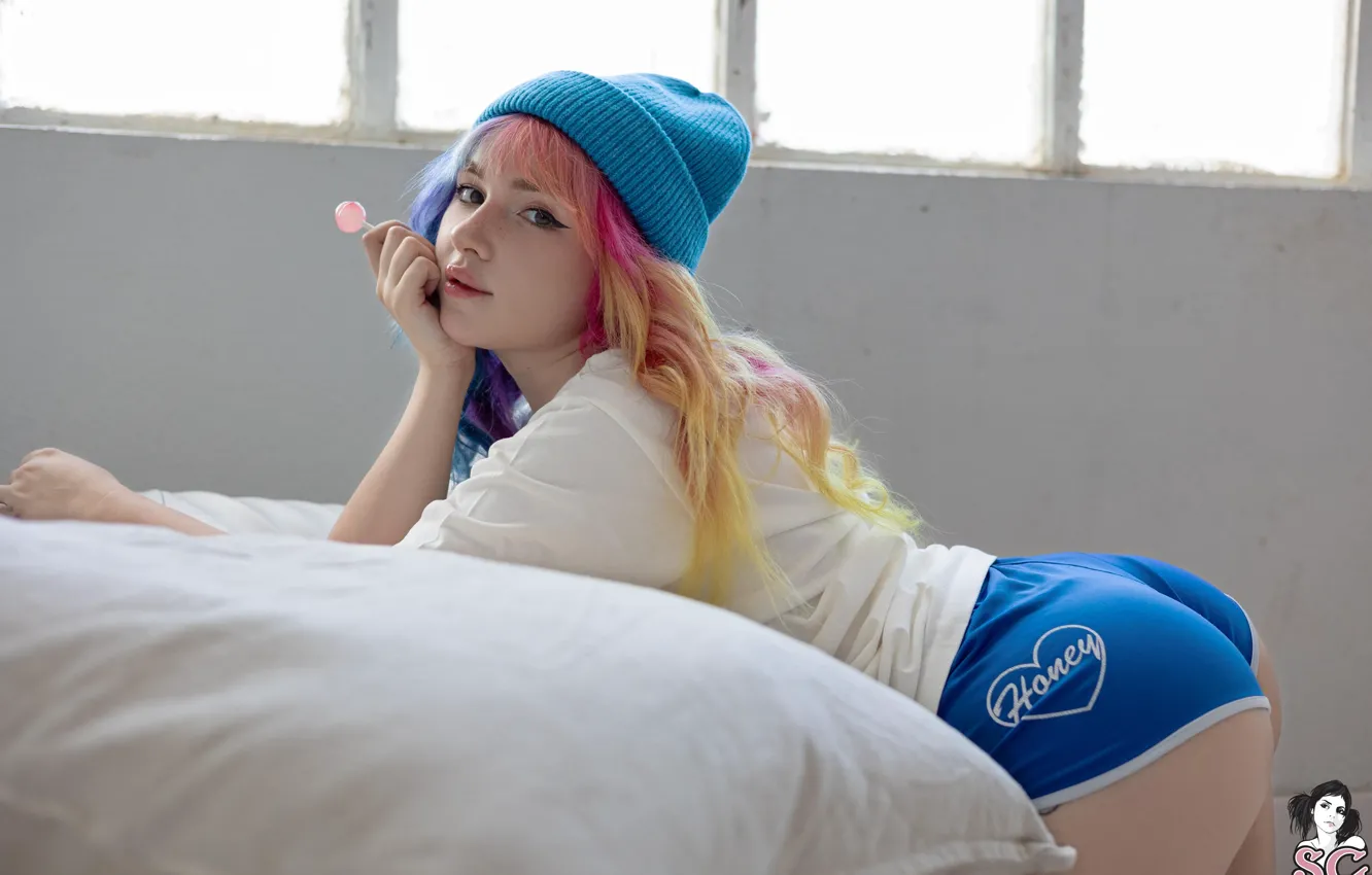 Фото обои ass, model, women, Suicide Girls, women indoors, Mimo Suicide