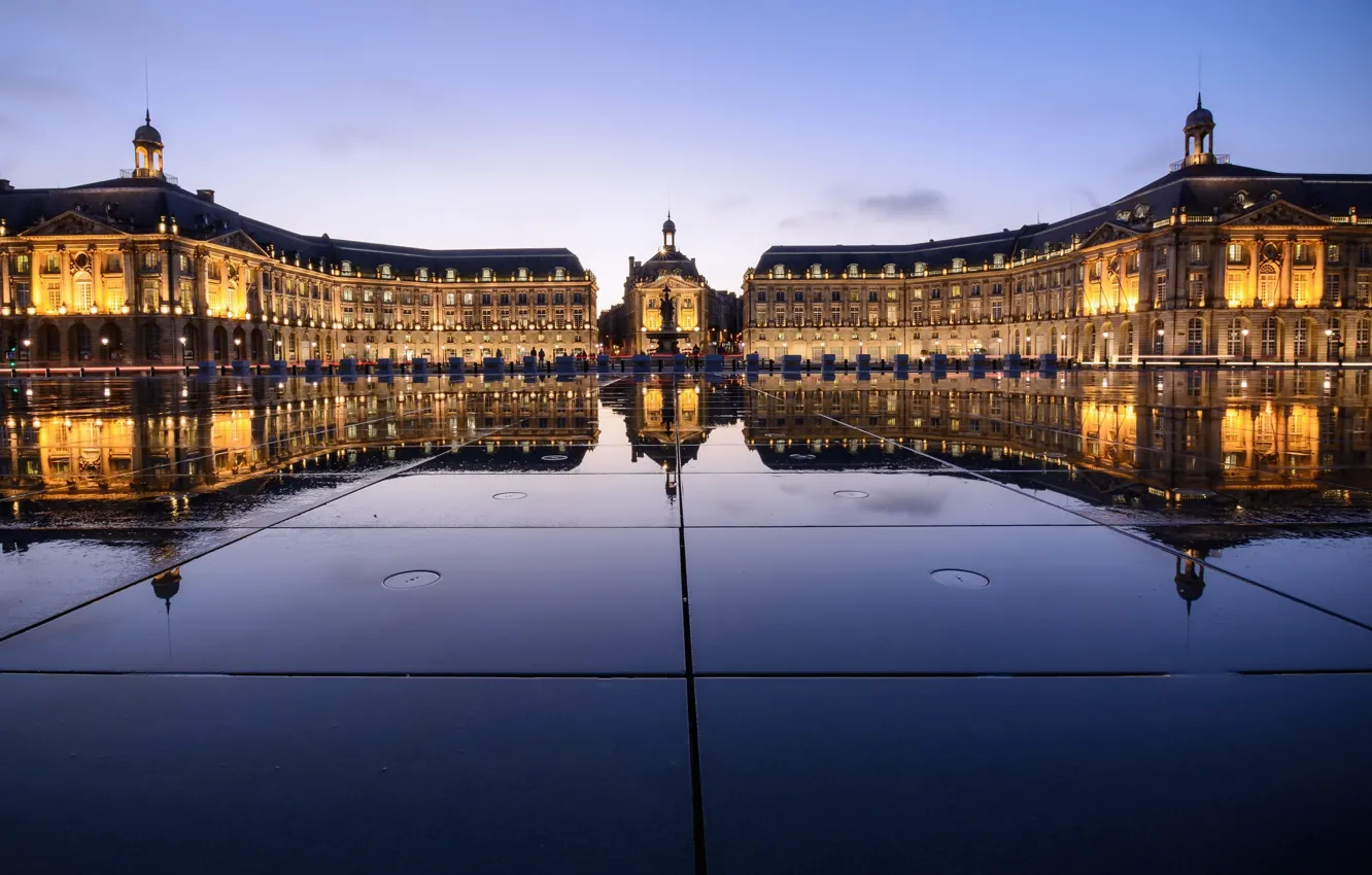 Фото обои город, архитектура, Place de la bourse Bordeaux