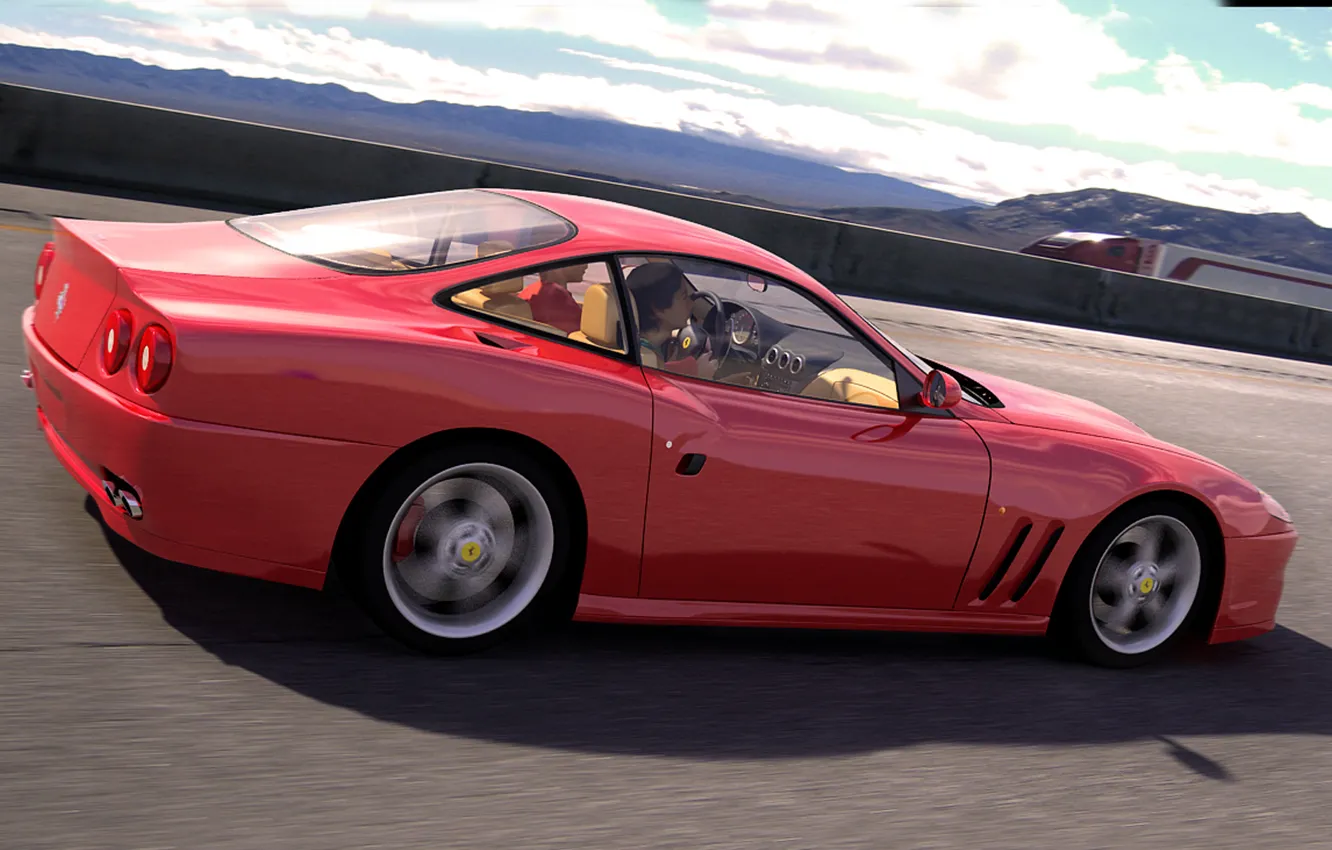 Фото обои купе, арт, Ferrari, Maranello, dangeruss, двухместный спортивный автомобиль