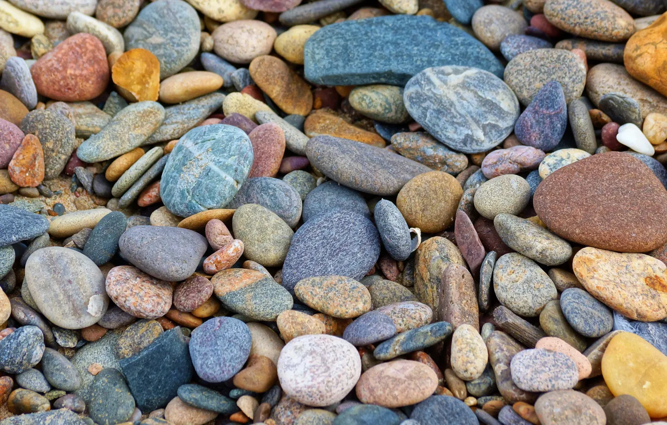 Фото обои colorful, stones, pebble