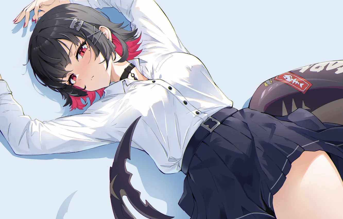 Фото обои девушка, лежит, ellen joe, Zenless Zone Zero