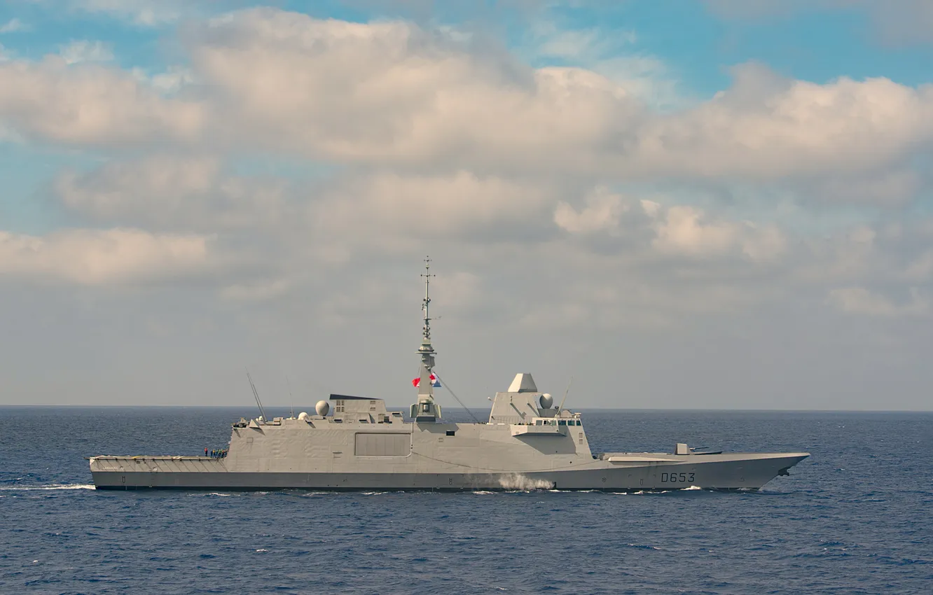 Фото обои Франция, фрегат, Languedoc