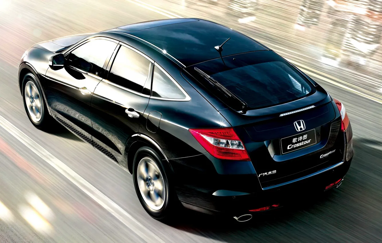 Фото обои движение, скорость, Honda, Crosstour