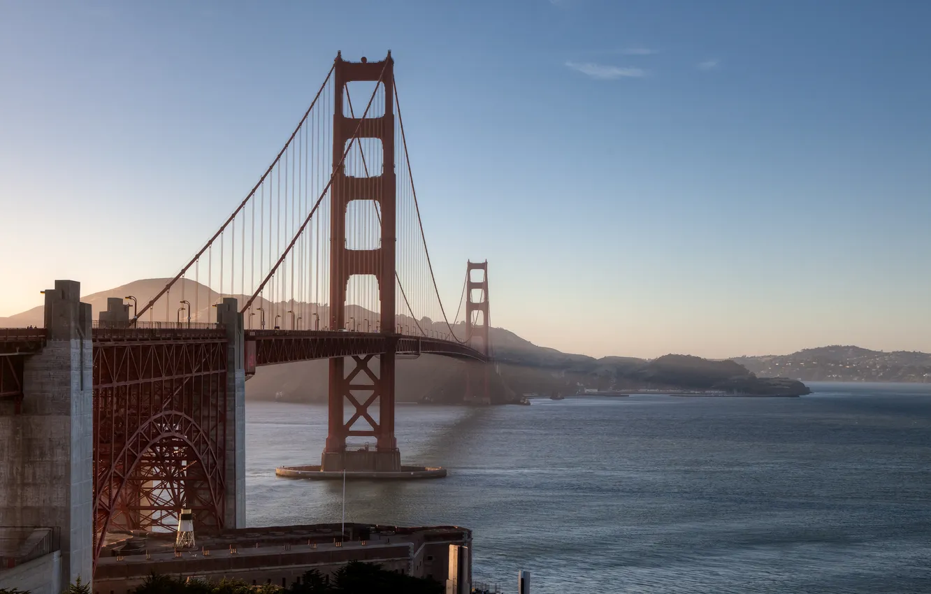 Фото обои мост, золотые ворота, США, Сан Франциско, San Francisco, Golden Gate