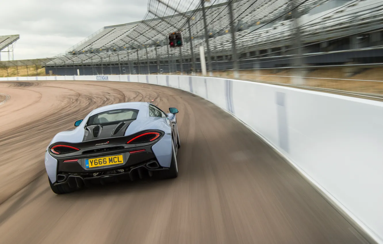 Фото обои McLaren, 570GT, racing track, McLaren 570GT