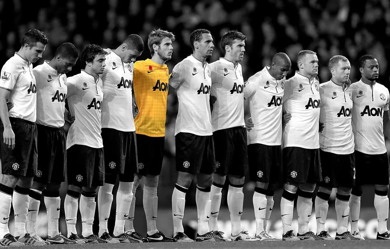 Фото обои red, team, manchester, football, manchester united, player, united, man utd