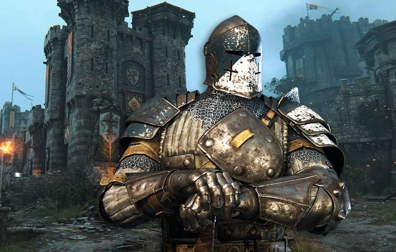 Фото обои sword, game, armor, weapon, man, ken, blade, castle
