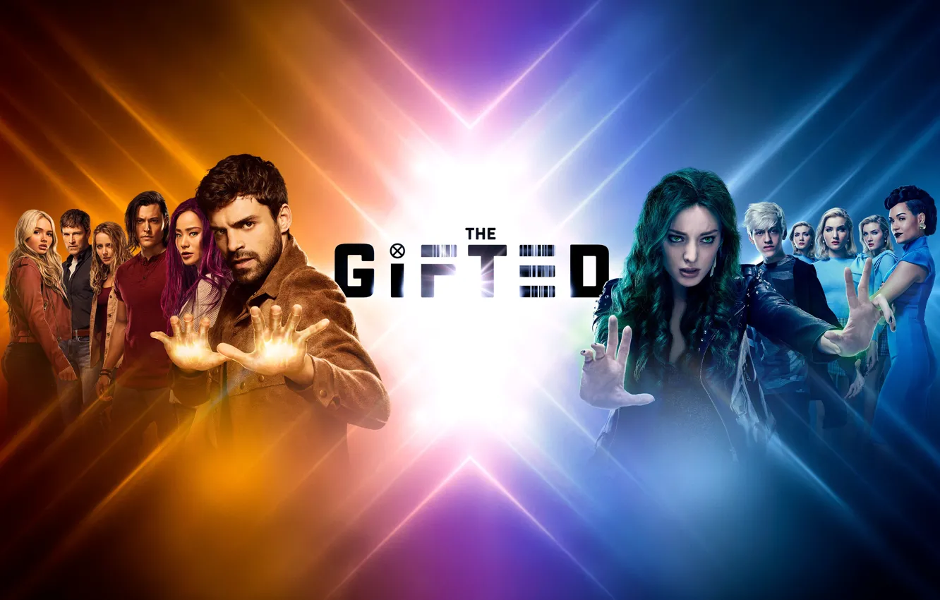 Фото обои взгляд, сериал, актеры, Фильмы, способности, The Gifted, Одаренные