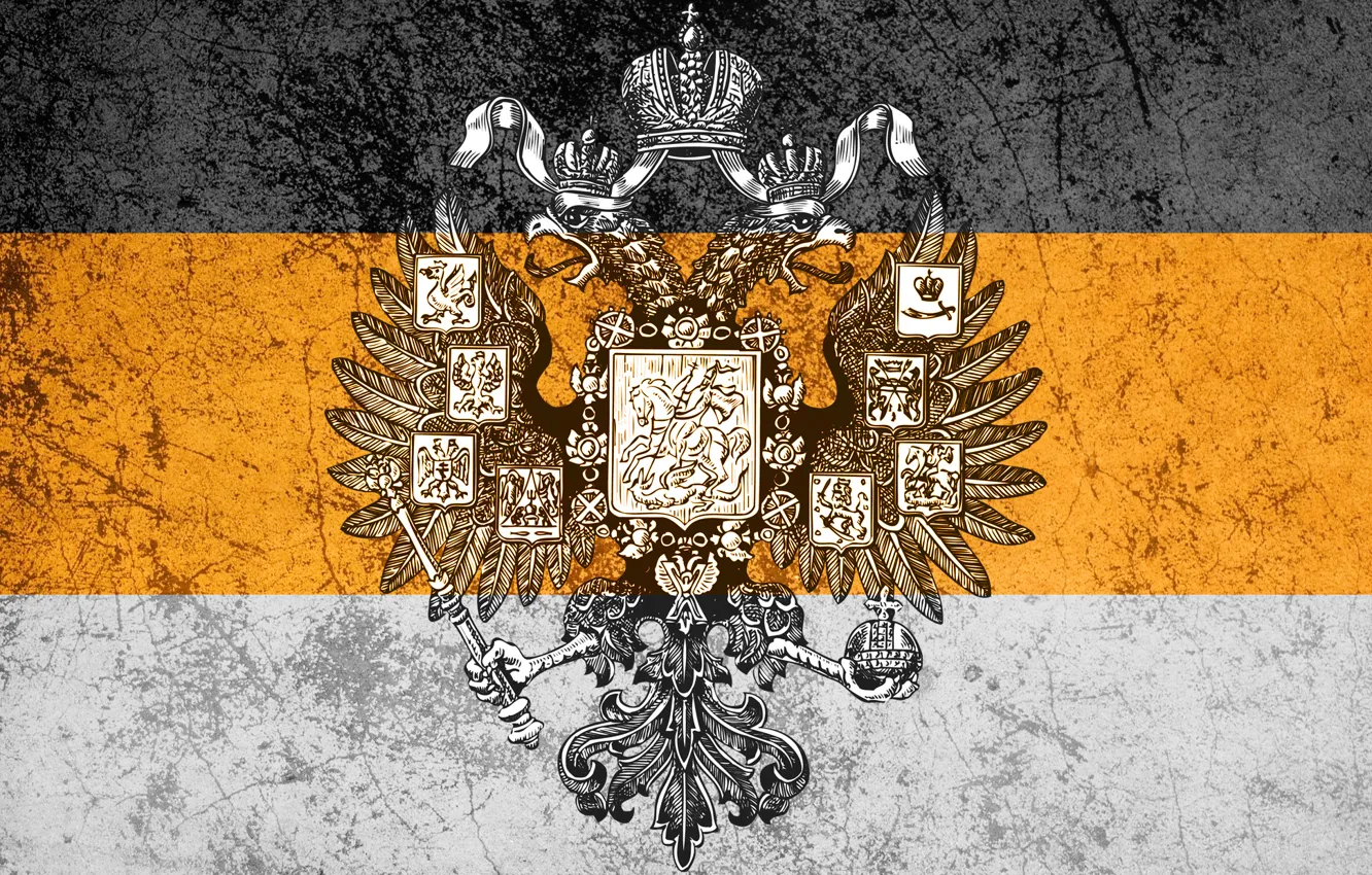 Фото обои Россия, герб, имперский флаг