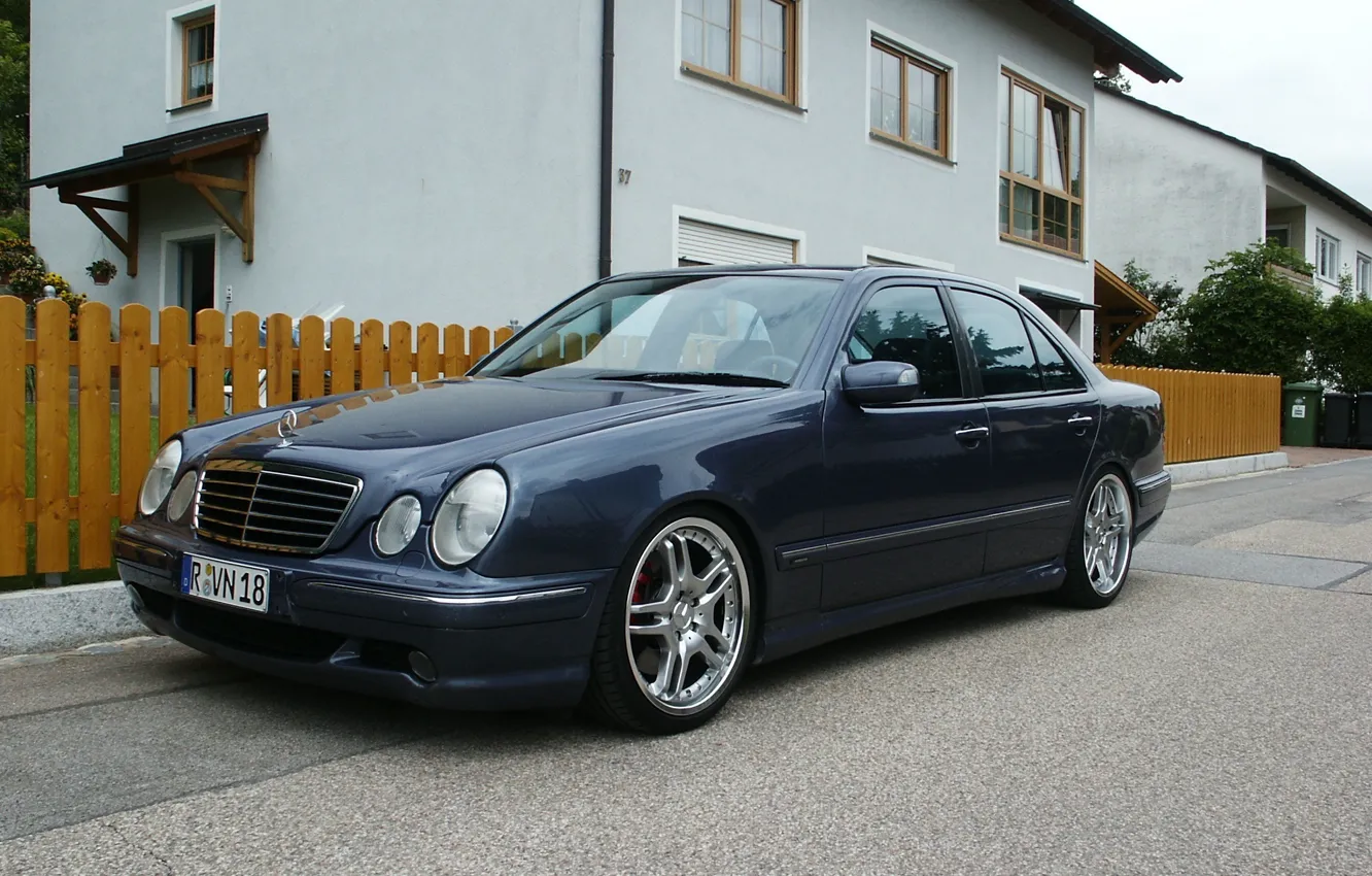 Фото обои Mercedes-Benz, Mercedes, E-class, AMG, E-Klasse, 1999, E-класс, W210