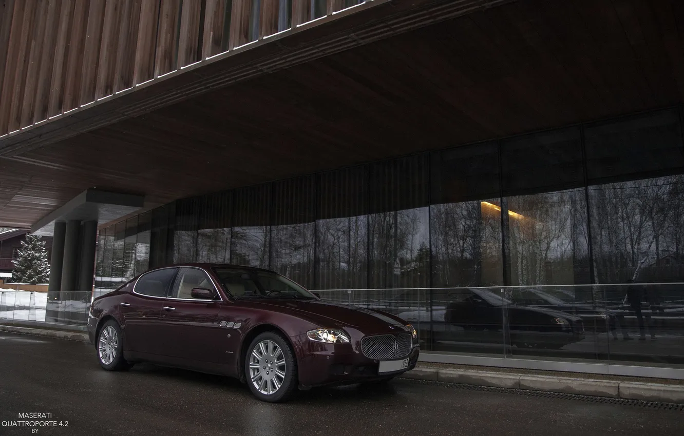 Фото обои машина, Maserati, Quattroporte, фотограф, перед, auto, photography, photographer