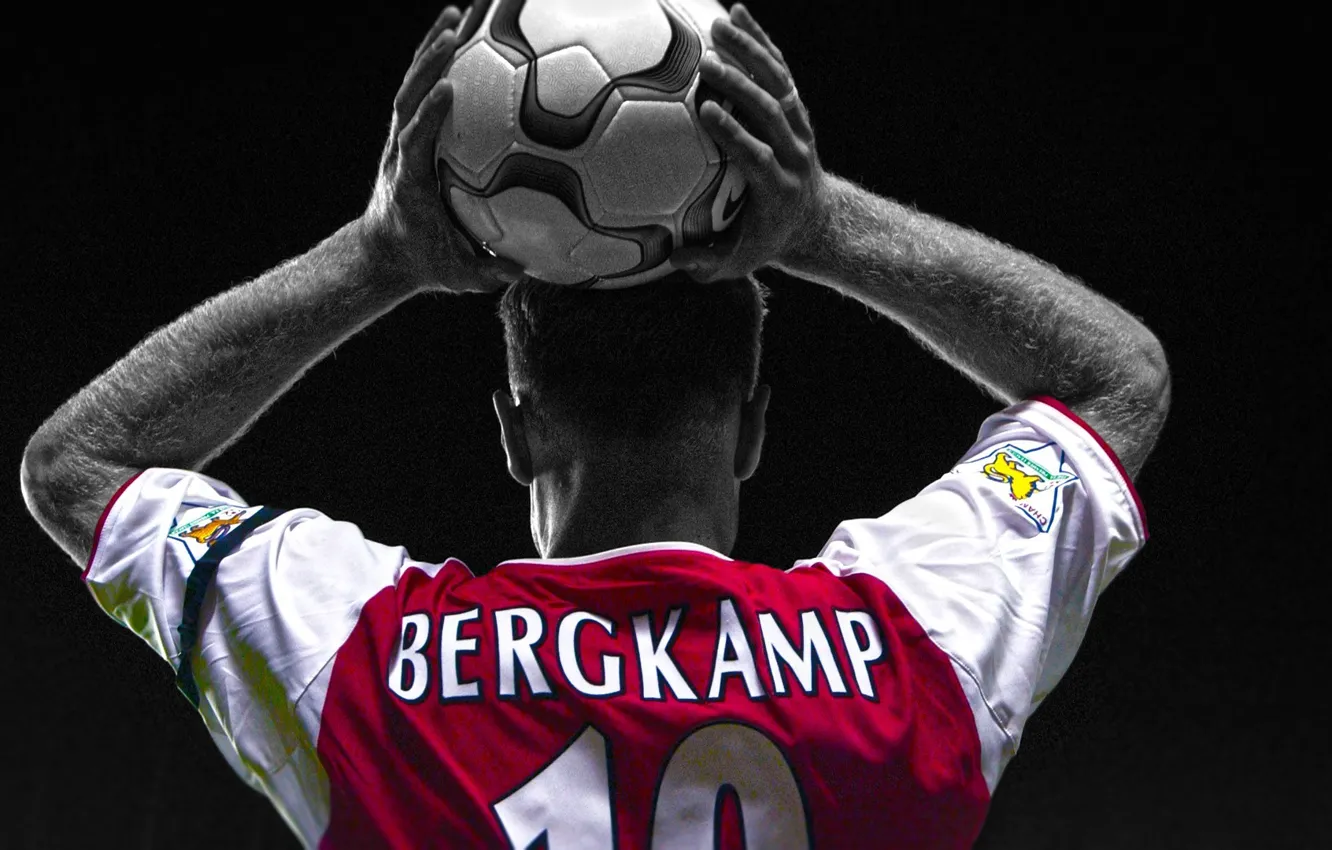 Фото обои football, Arsenal FC, Denis Bergkamp