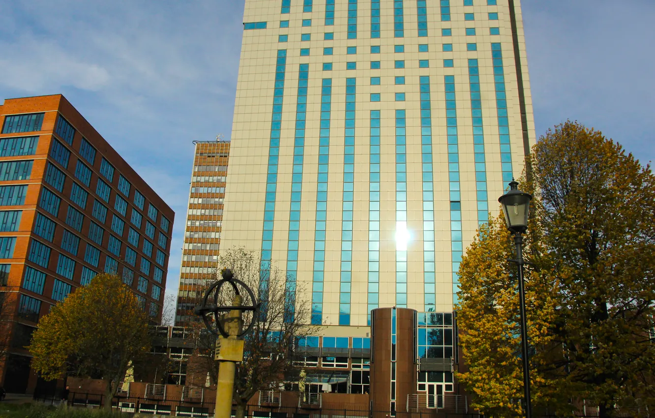 Фото обои city, skyscraper, building