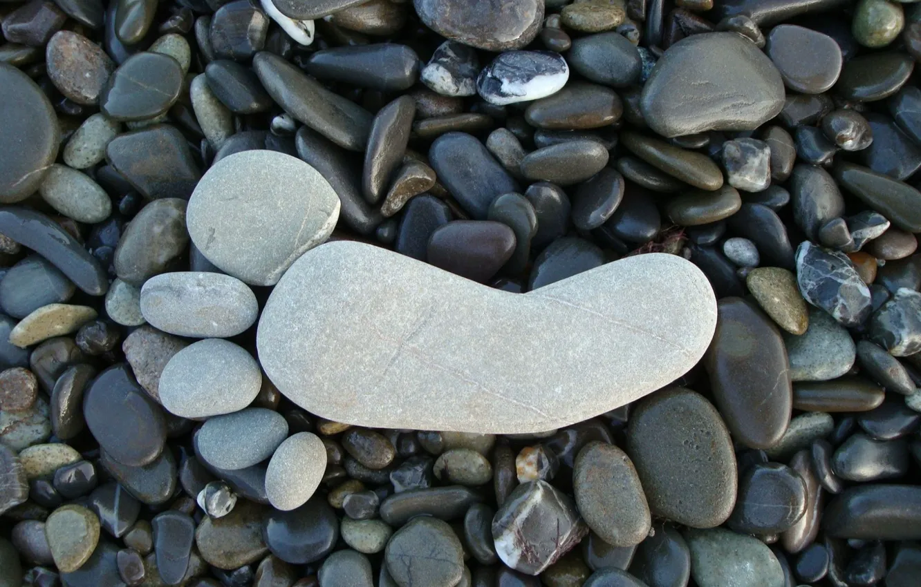 Фото обои галька, камни, стоп