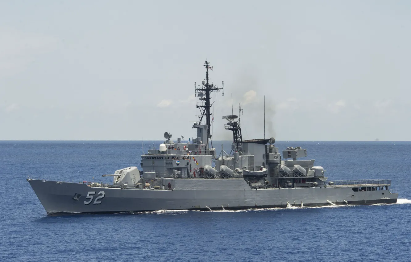 Фото обои ВМС Перу, BAP «Villavisencio» FM-52, FM-52, Фрегат типа «Лупо»
