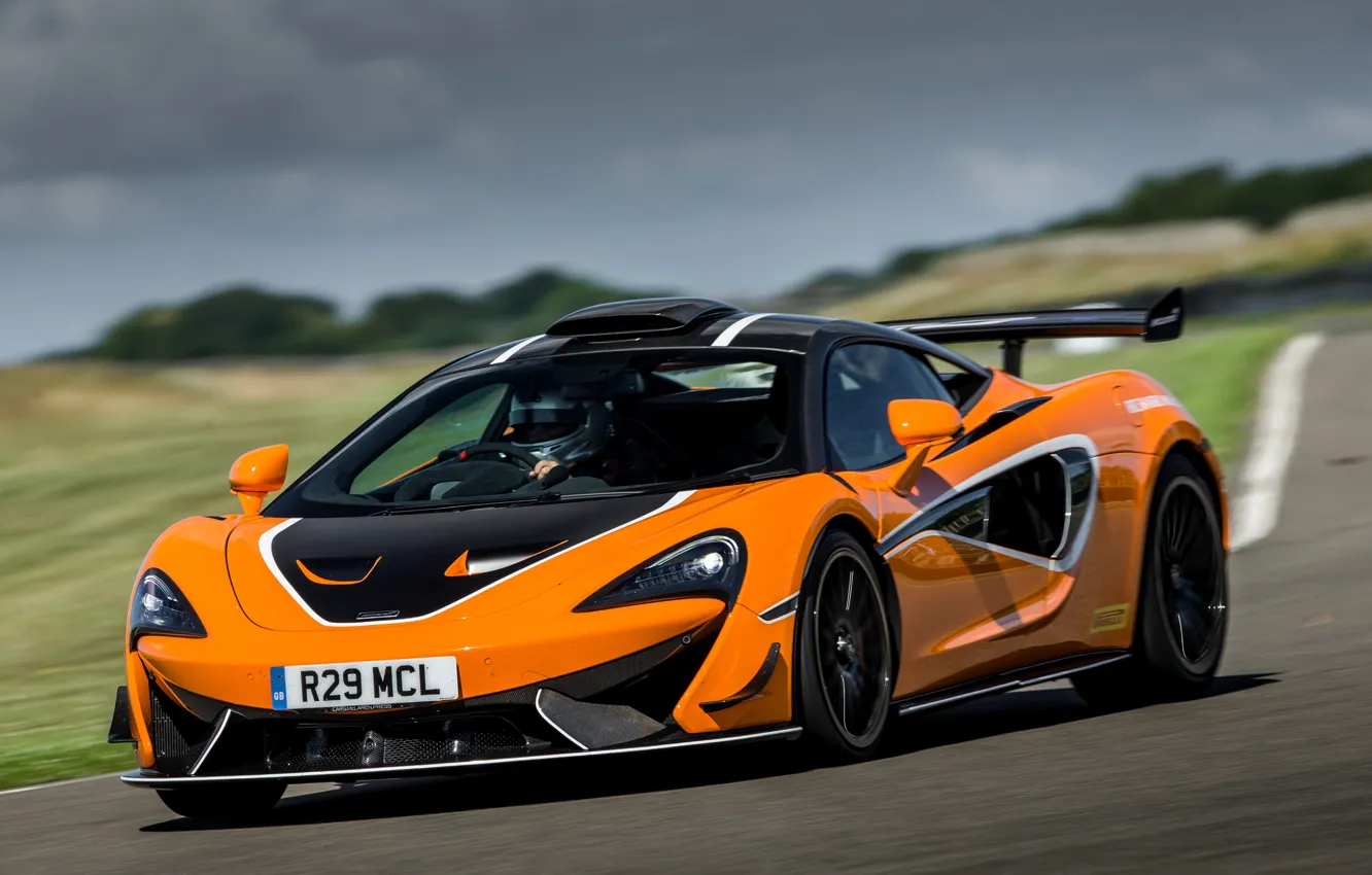 Фото обои купе, McLaren, трасса, спорткар, 2020, V8 twin-turbo, 620R, 620 л.с.