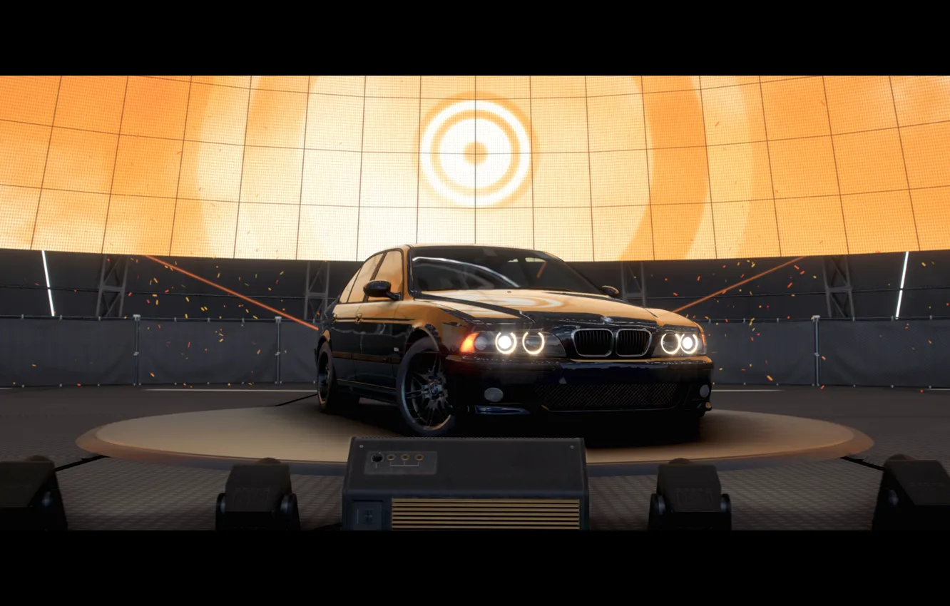 Фото обои HDR, BMW, Lights, Game, e39, View, 5er, UHD