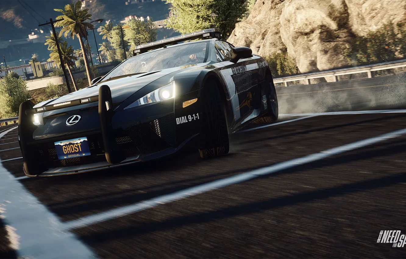 Фото обои Lexus, Need for Speed, nfs, 2013, LF-A, Rivals, NFSR, нфс