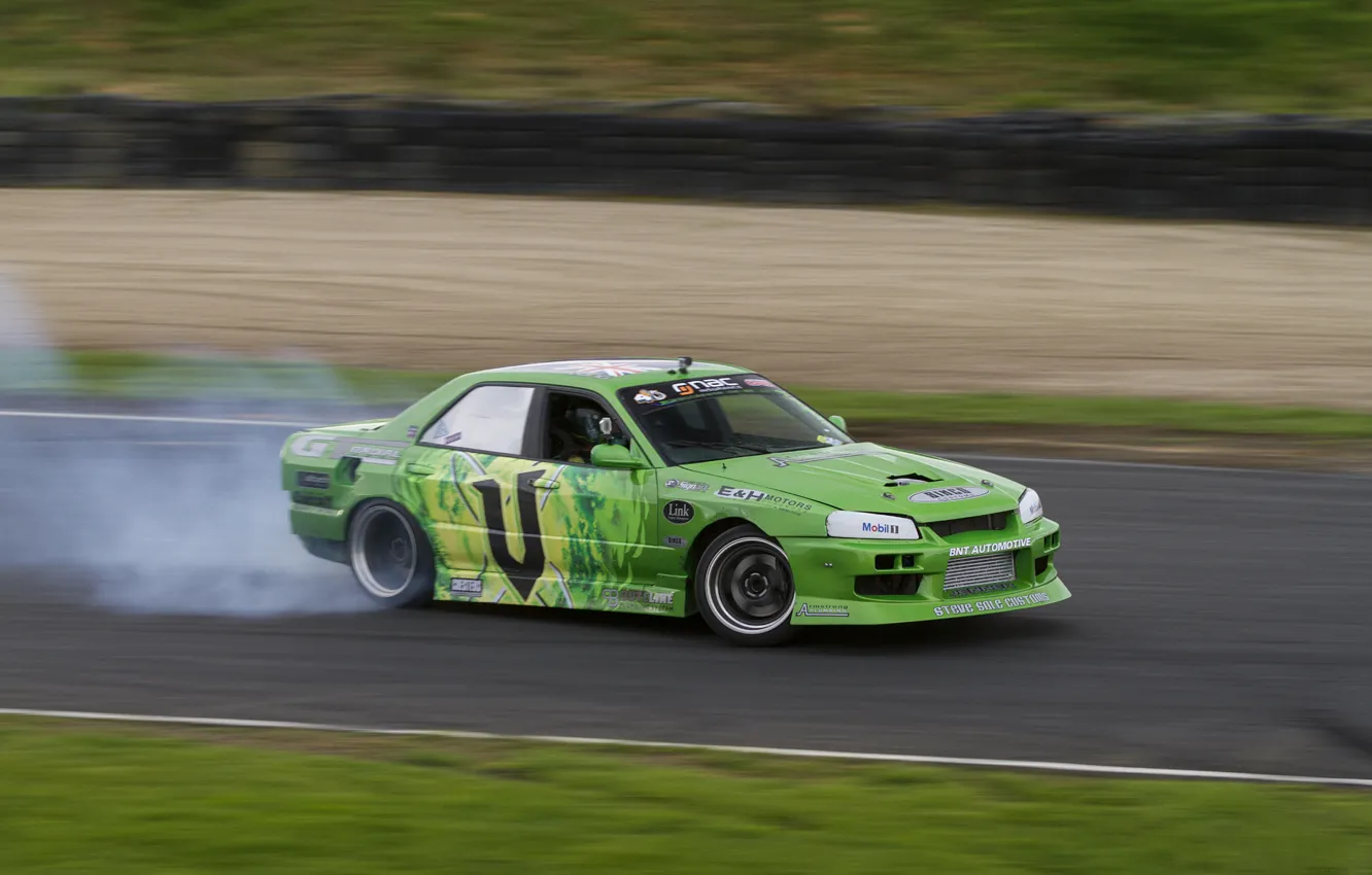 Фото обои nissan, Дрифт, Skyline, Drift Nationals