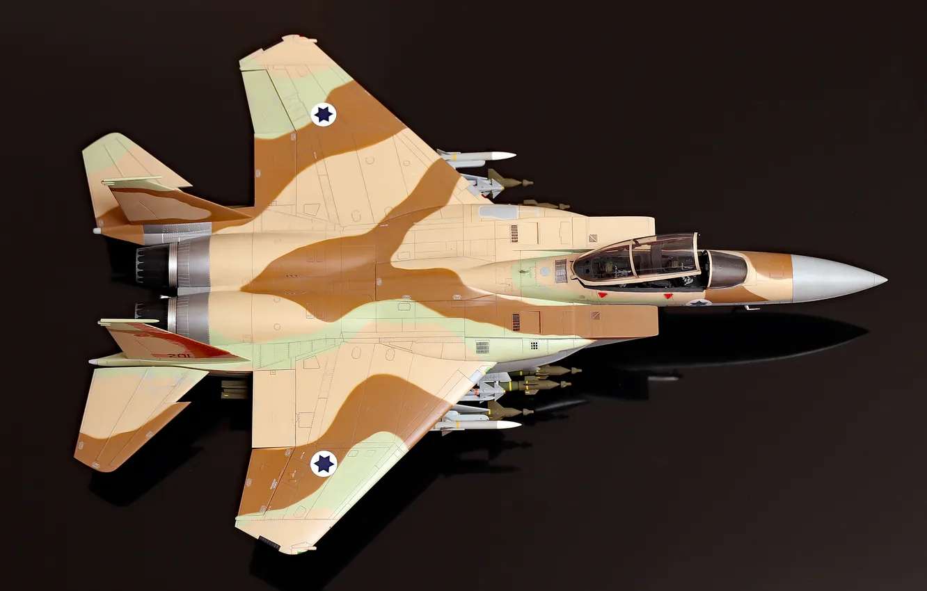 Фото обои игрушка, истребитель, Eagle, F-15, моделька, McDonnell Douglas