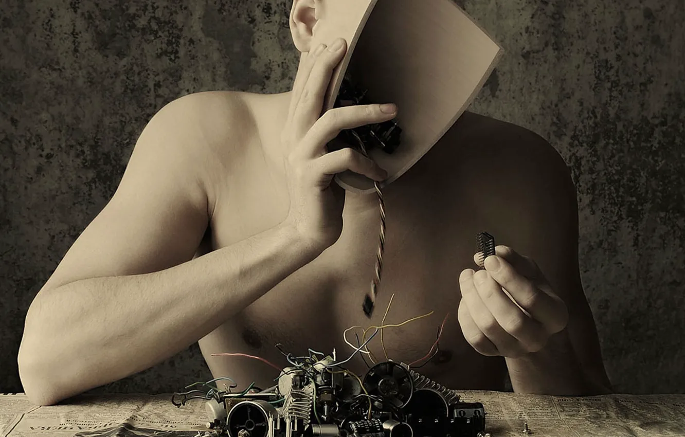 Фото обои сам, собой, собраны