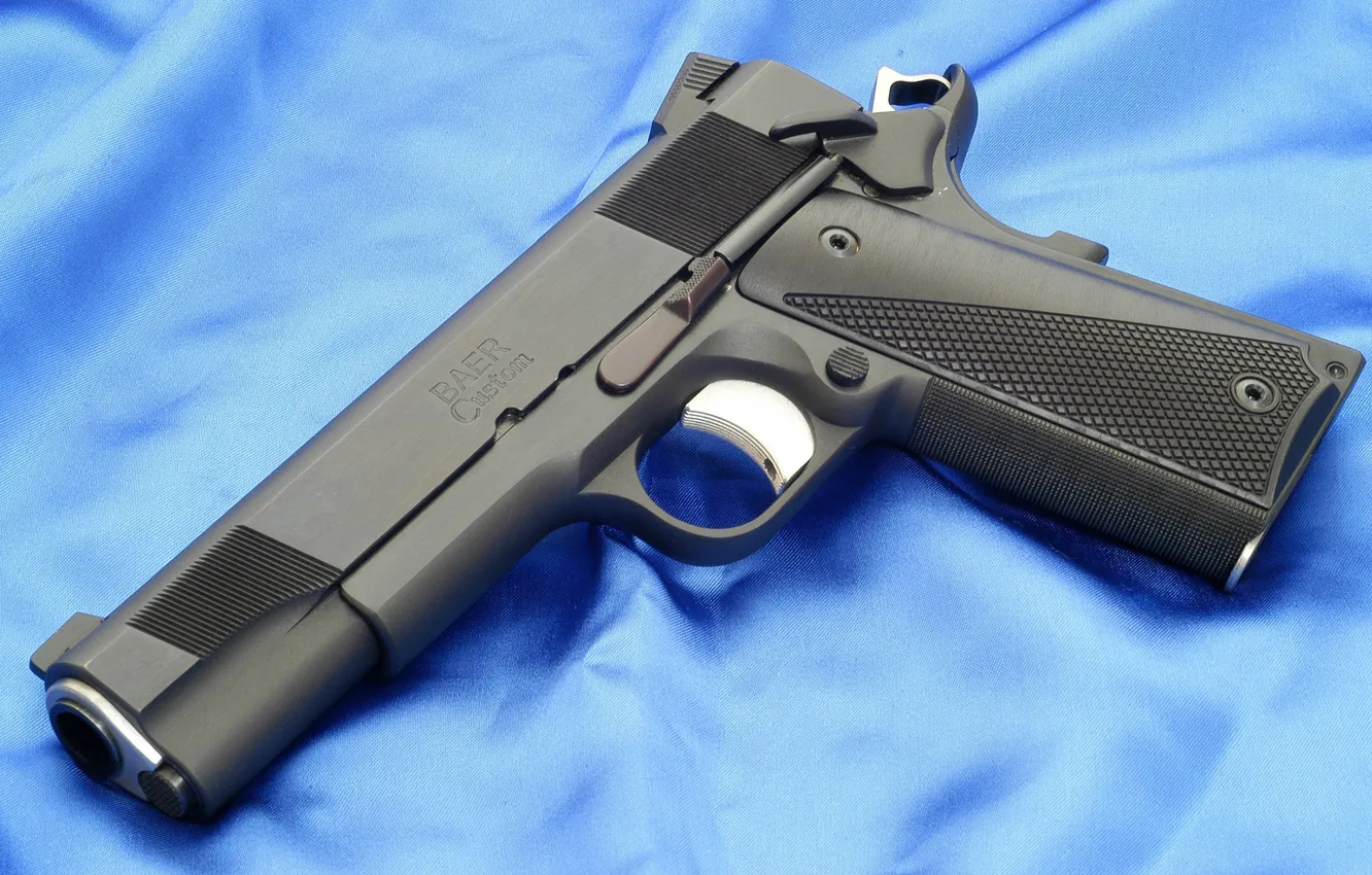 Фото обои Пистолет, Обои, Оружие, Чёрный, Gun, Wallpaper, M1911, Colt