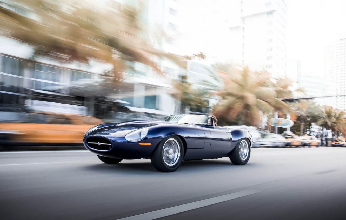 Фото обои машина, скорость, Jaguar, Майами, Eagle, sportcar, Miami, speed