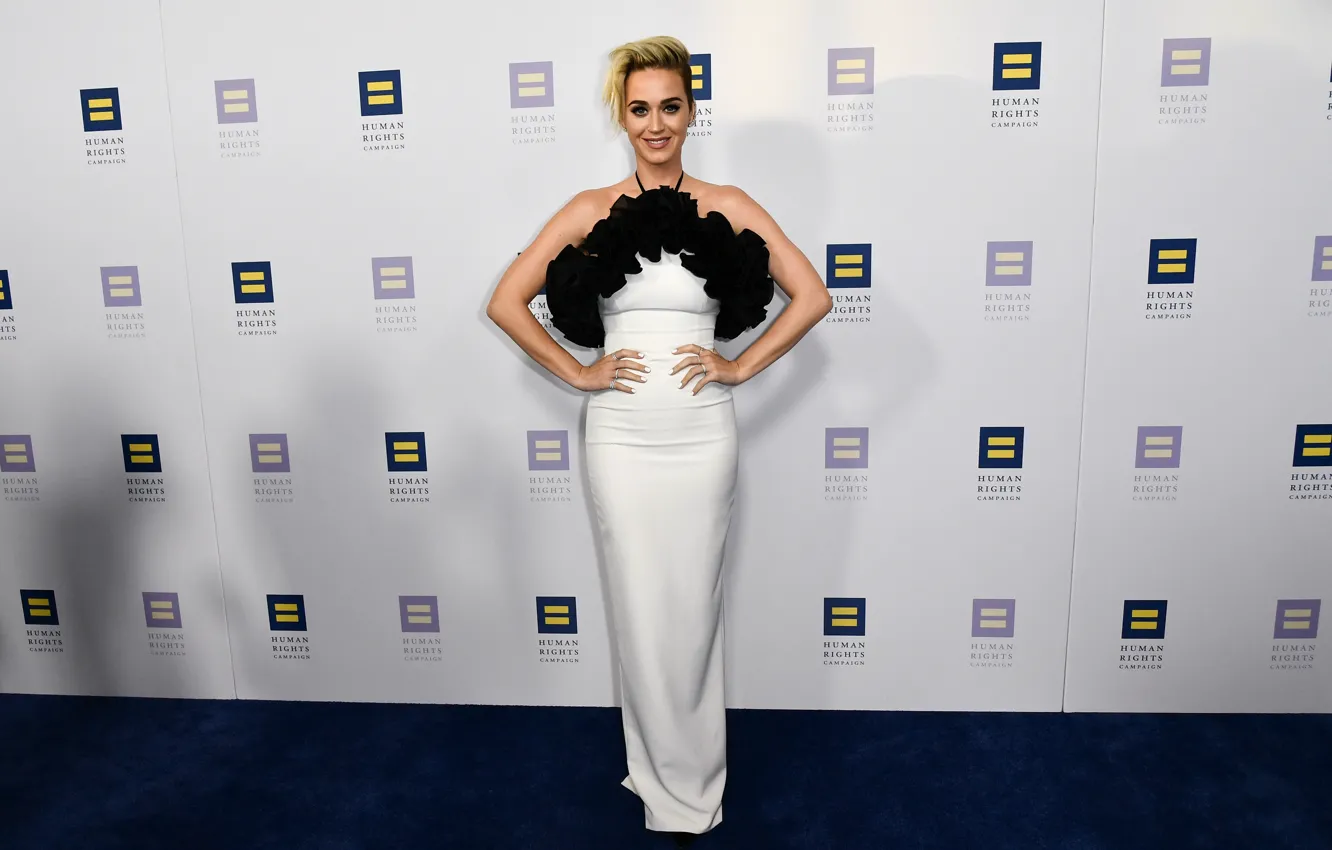 Фото обои актриса, Кэти Перри, Katy Perry, певица, 2017, Human Rights Campaign