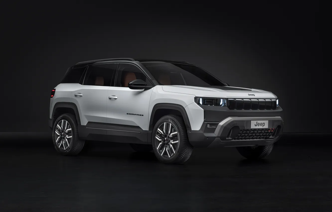 Фото обои Внедорожник, SUV, Jeep, Overland, 2025, Jeep Compass 4xe