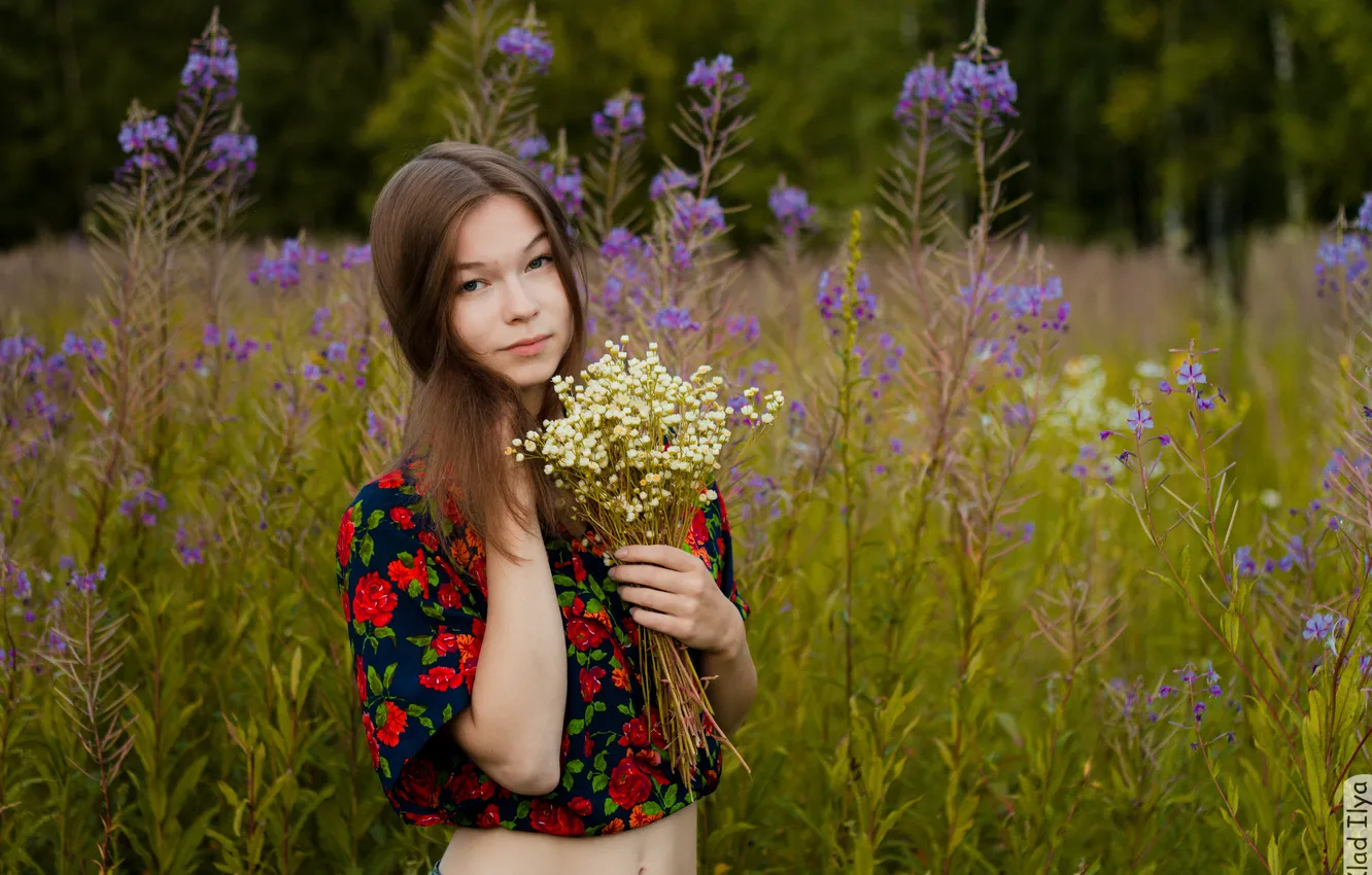 Фото обои девушка, брюнетка, фотограф, girl, photography, photographer, Ilya Klad, Илья Кладь