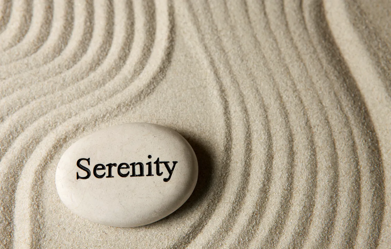 Фото обои песок, камни, stone, sand, serenity, zen