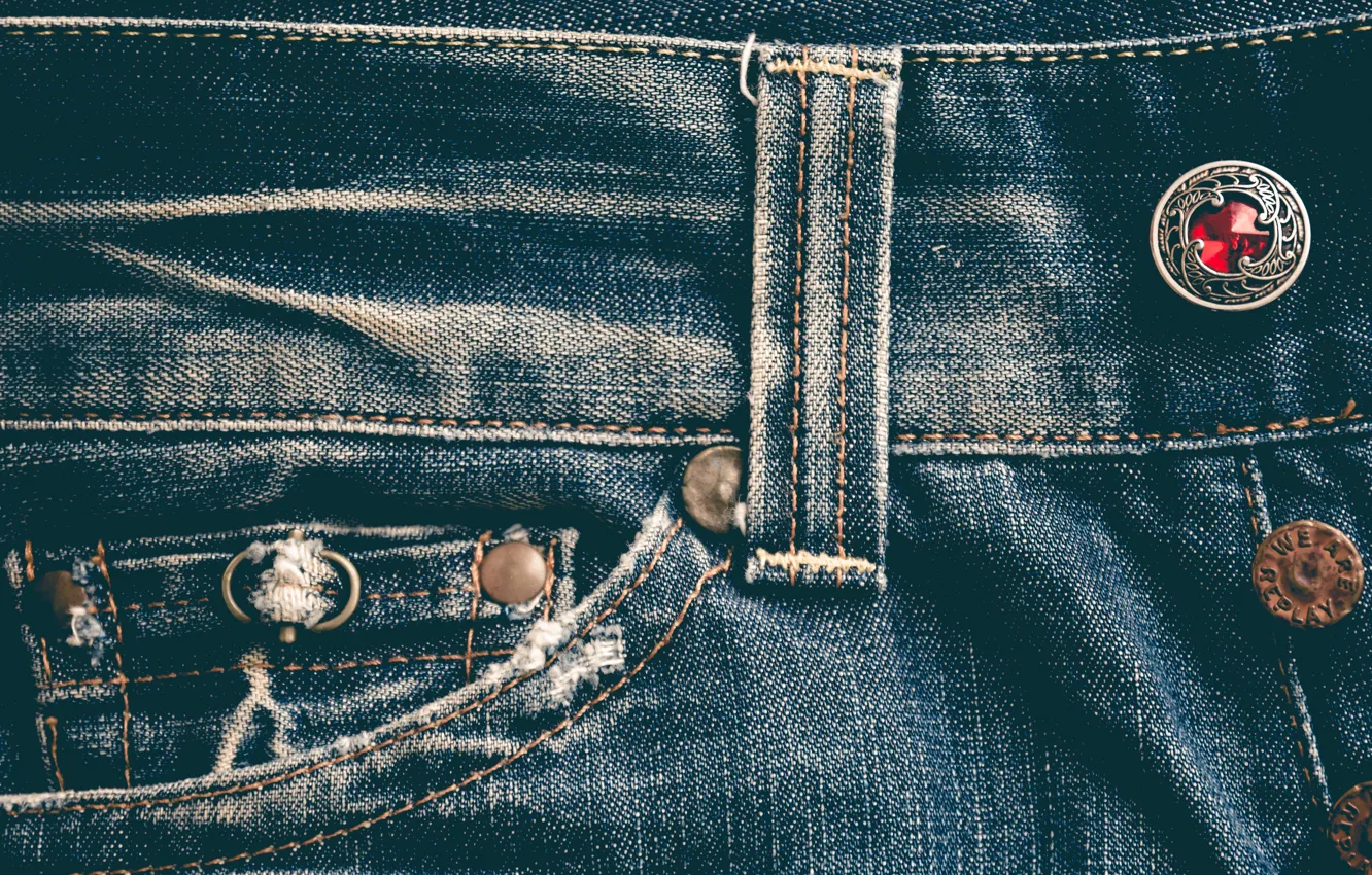 Фото обои джинсы, пуговицы, материал