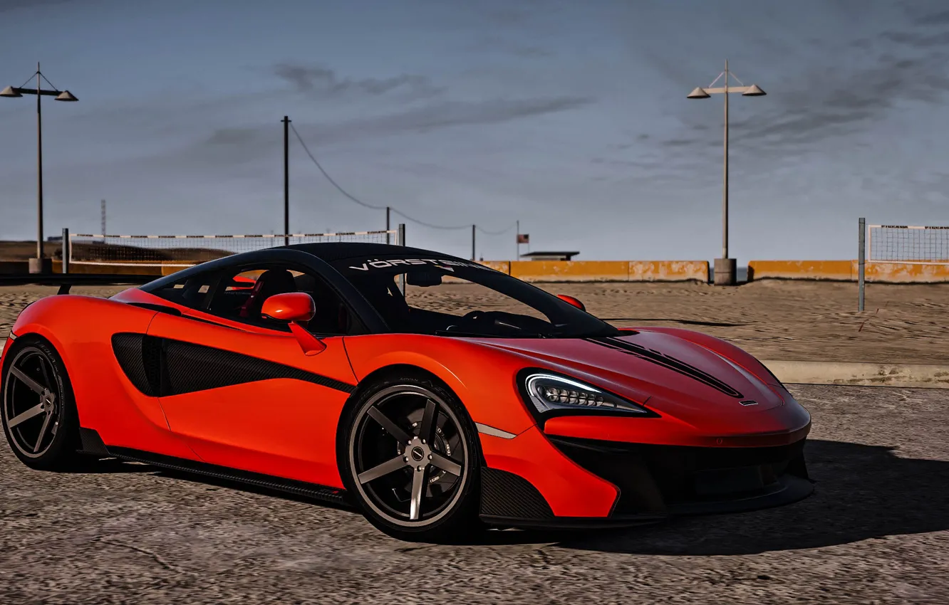 Фото обои GTA, Grand Theft Auto V, McLaren 570