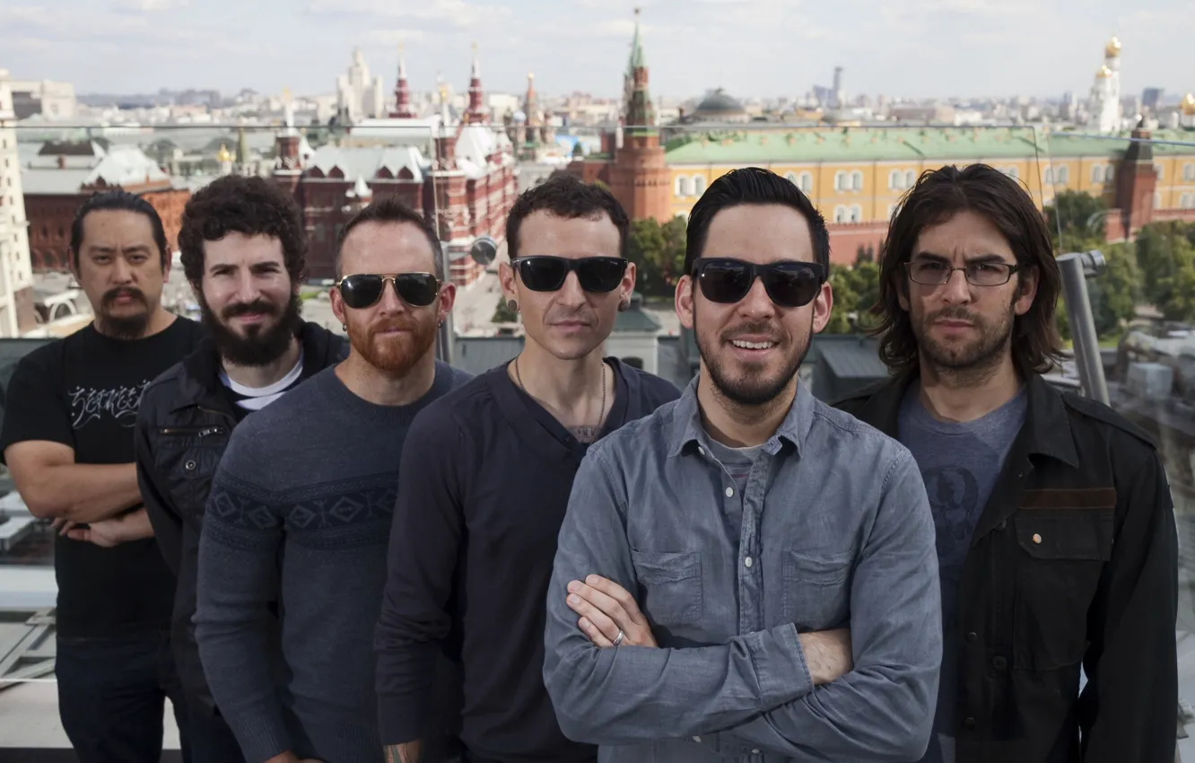 Фото обои Москва, Moscow, Linkin Park, Линкин Парк