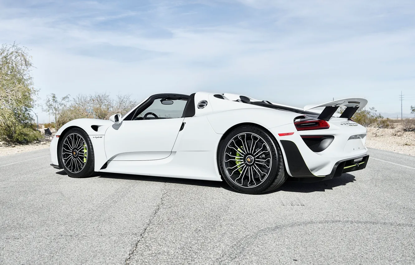 Фото обои Porsche, supercar, 918, Porsche 918 Spyder