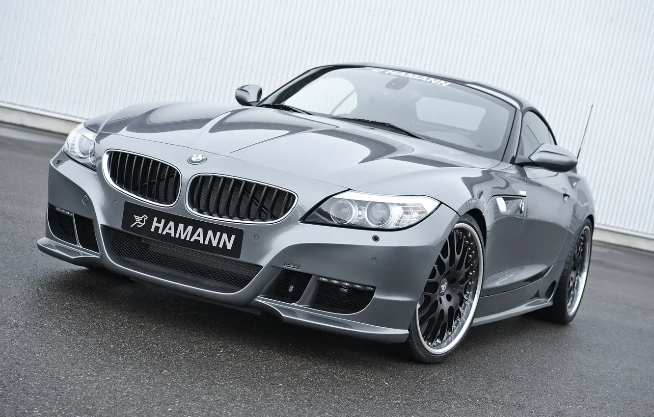 Фото обои серый, BMW, родстер, Hamann, 2010, двухместный, E89, BMW Z4