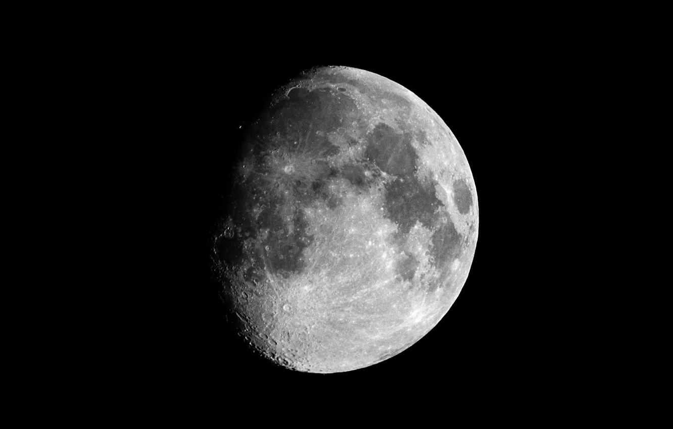 Фото обои спутник, Луна, Космос