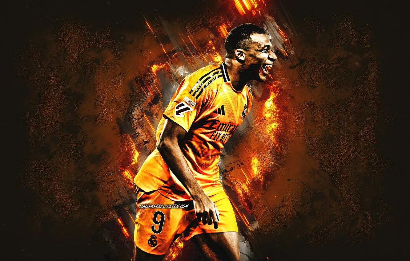 Фото обои Football, Real Madrid, Soccer, French, Kylian Mbappe, Kylian, Mbappe