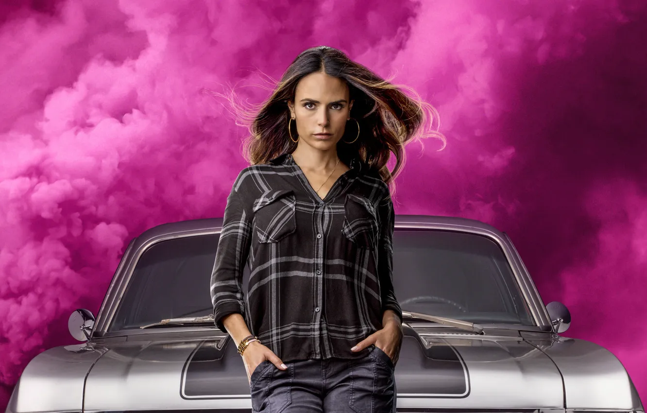 Фото обои Jordana Brewster, Fast & Furious, Mia Toretto, Movie, 1974 Chevrolet Nova SS