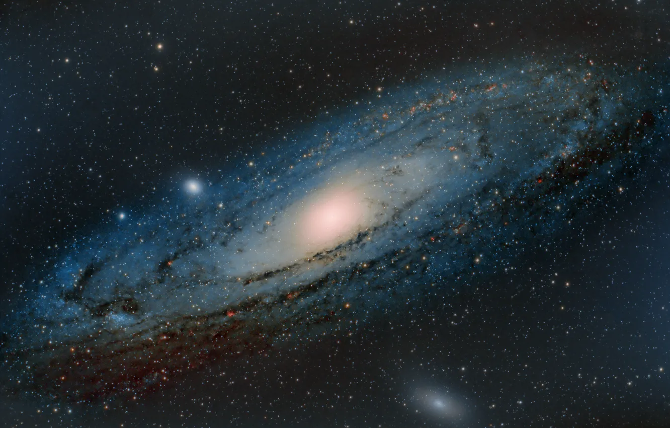 Фото обои Andromeda, Galaxy, m31