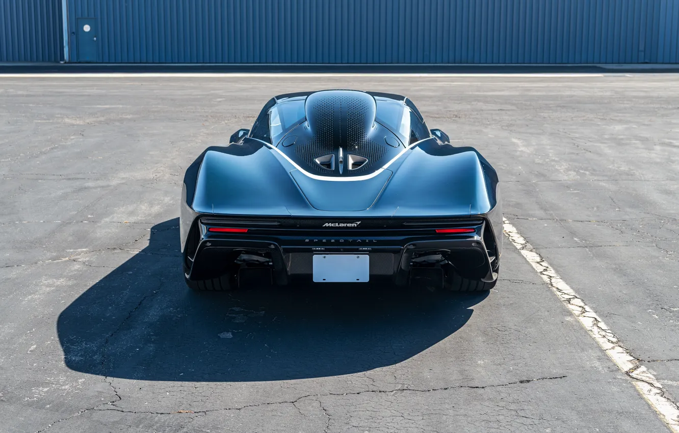 Фото обои McLaren, rear view, Speedtail, McLaren Speedtail