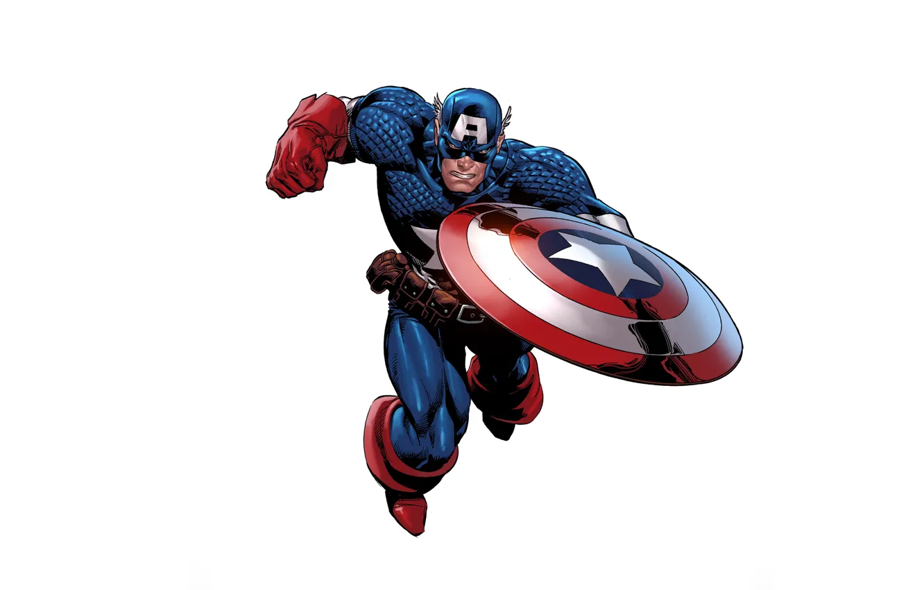 Фото обои супергерой, Капитан Америка, Captain America