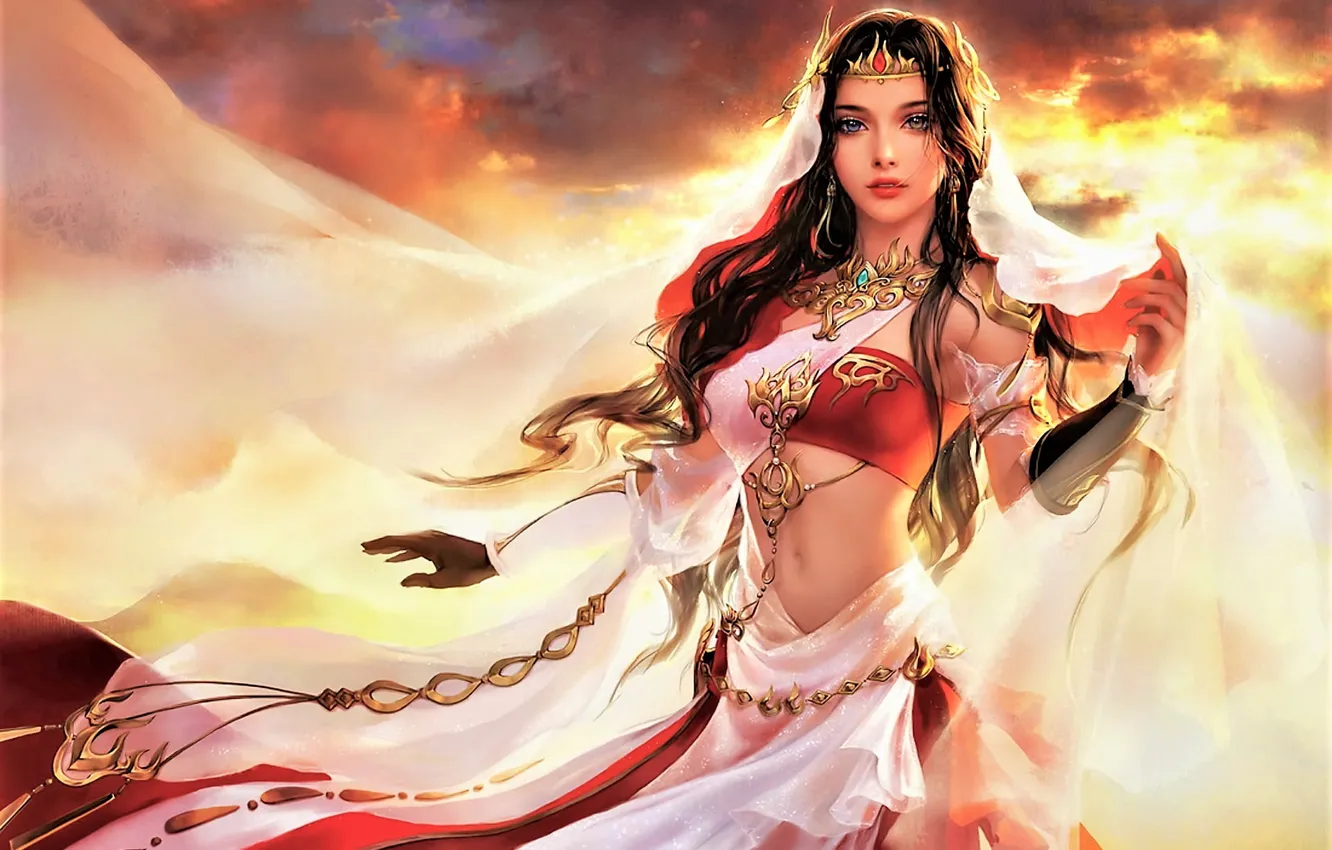 Фото обои artist, artwork, digital-art, fantasy-girls, Fantasy Princess