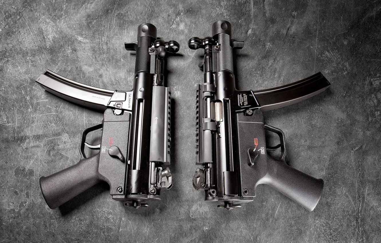 Фото обои фон, Германия, пара, Heckler &ampamp; Koch, Пистолет-пулемёт, MP5