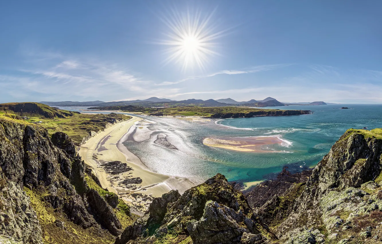 Фото обои побережье, Ирландия, Donegal
