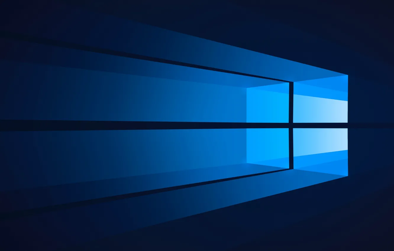 Фото обои компьютер, минимализм, окно, windows, операционная система